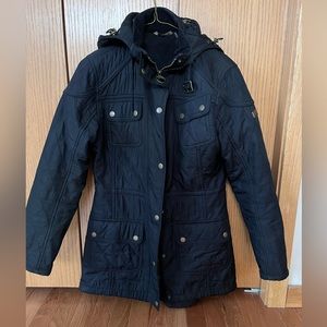 Barbour Black Jacket, Size 6